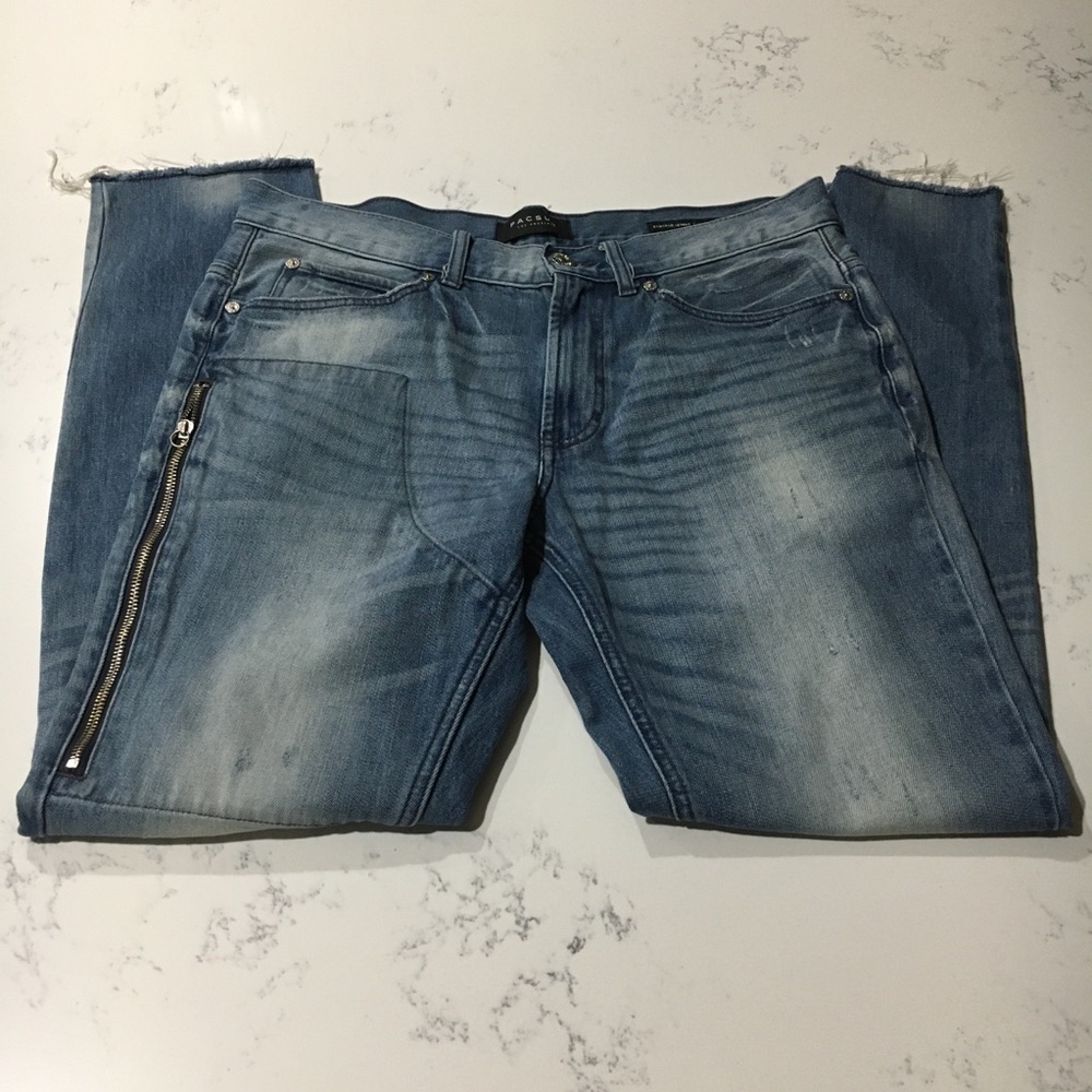 PUC SUN Los Angeles stacked skinny size:32X30 blue - Picture 2 of 8